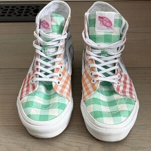 Vans Multicolor Checkered Gingham  High-Tops